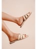 Foreverfolie Pantoletten in Beige