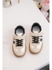 Rock & Joy Sneakers beige/zwart
