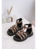 Rock & Joy Sandalen in Beige/ Braun