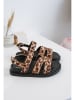 Rock & Joy Sandalen in Beige/ Braun