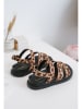Rock & Joy Sandalen in Beige/ Braun