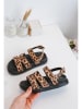 Rock & Joy Sandalen in Beige/ Braun