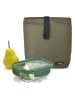 IRIS Snacktasche in Oliv - (B)30 x (H)29,5 x (T)9 cm