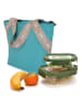 IRIS Isoleerlunchtas "On the go" turquoise - (B)33,5 x (H)24 x (D)14 cm
