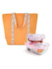 IRIS Isolier-Lunchtasche "On the go" in Orange - (B)44 x (H)37 x (T)16 cm