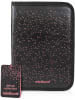 Miniland Gesundheitshefthülle "Deluxe" in Schwarz/ Rosa - (L)24 x (B)17 cm