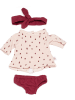 Miniland Puppen-Outfit "Dune" in Rosa/ Bordeaux - ab 3 Jahren