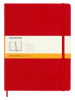 Moleskine Notatnik w kolorze czerwonym - 19 x 25 cm