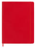 Moleskine Liniertes Notizbuch in Rot - (B)19 x (H)25 cm