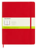 Moleskine Notatnik w kolorze czerwonym - 19 x 25 cm