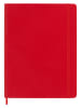 Moleskine Blanco notitieboek rood - (B)19 x (H)25 cm