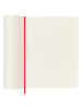 Moleskine Blanco notitieboek rood - (B)19 x (H)25 cm