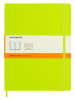 Moleskine Notatnik w kolorze limonkowym - 19 x 25 cm