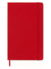 Moleskine Geruit notitieboek rood - (B)13 x (H)21 cm