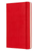 Moleskine Geruit notitieboek rood - (B)13 x (H)21 cm