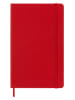 Moleskine Gestipt notitieboek rood - (B)13 x (H)21 cm