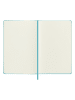 Moleskine Blanko Notizbuch in Türkis - (B)13 x (H)21 cm