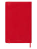 Moleskine Kariertes Notizbuch in Rot - (B)13 x (H)21 cm