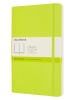 Moleskine Blanko Notizbuch in Limette - (B)13 x (H)21 cm