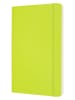 Moleskine Blanko Notizbuch in Limette - (B)13 x (H)21 cm