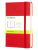 Moleskine Notatnik w kolorze czerwonym - 9 x 14 cm