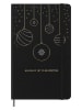 Moleskine Liniertes Notizbuch ''Holiday'' in Schwarz - (B)13 x (H)21 cm