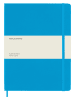 Moleskine Liniertes Notizbuch in Blau - (B)19 x (H)25 cm