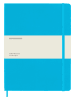 Moleskine Liniertes Notizbuch in Blau - (B)19 x (H)25 cm