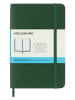 Moleskine Notatnik w kolorze zielonym - 9 x 14 cm