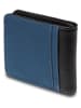 Moleskine Geldbörse in Schwarz/ Blau - (L)12 x (B)14 cm