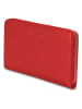 Moleskine Leder-Geldbörse in Rot - (L)9 x (B)12 cm