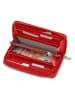 Moleskine Leder-Geldbörse in Rot - (L)9 x (B)12 cm