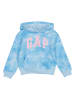 GAP Hoodie in Hellblau/ Weiß