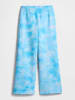 GAP Sweatbroek lichtblauw/wit