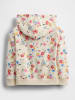 GAP Sweatjacke in Beige/ Bunt