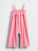 GAP Jumpsuit in Rosa/ Weiß/ Orange