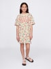 GAP Kleid in Beige/ Bunt
