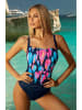 Verano Badpak "Estella" donkerblauw/roze