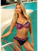Verano Bikini "Rosita" in Dunkelblau/ Pink
