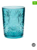 Trendy Kitchen by EXCÉLSA 6er-Set: Gläser ''Color Tumbler'' in Hellblau - 350 ml