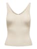 JDY Gebreide top beige