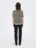 JDY Pullover in Beige/ Schwarz