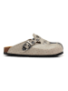 Calceo Clogs in Beige/ Schwarz