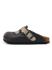 Calceo Clogs in Beige/ Anthrazit