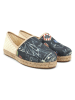Calceo Espadryle w kolorze granatowym ze wzorem