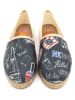 Calceo Espadryle w kolorze granatowym ze wzorem