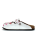 Calceo Clogs in Pink/ Weiß