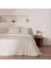 ethere Perkal-Bettbezug ''Liso'' in Beige