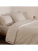 ethere Perkal-Bettbezug ''Liso'' in Beige
