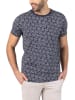 Timezone Shirt wit/donkerblauw